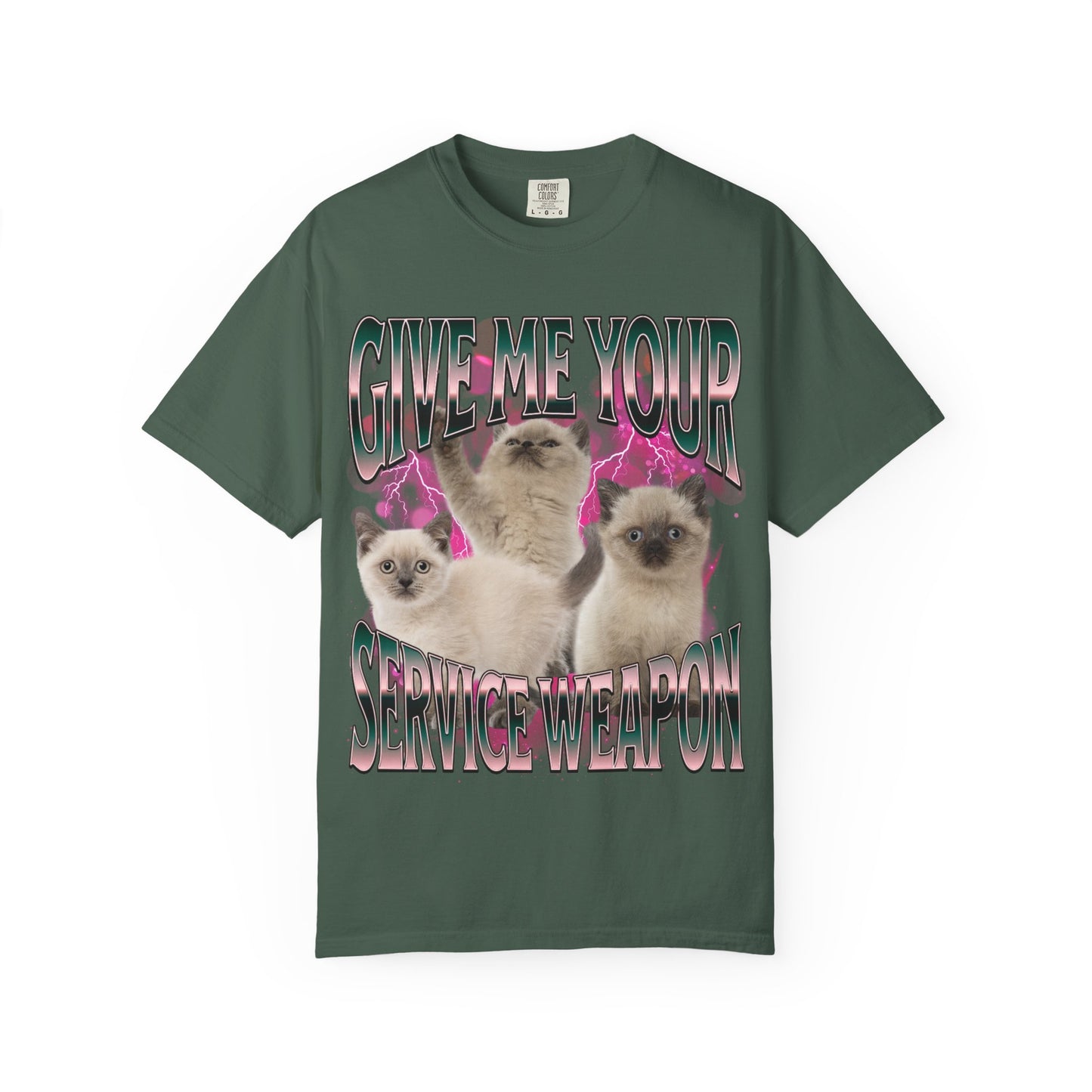 give me your service weapon unisex t-shirt