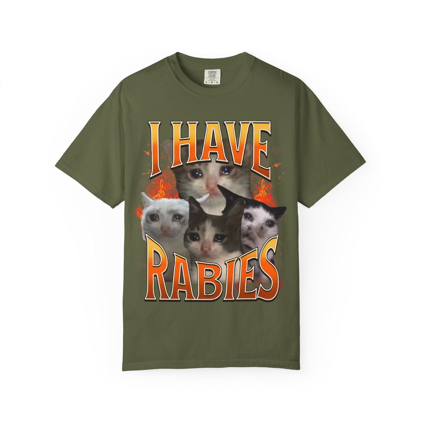i have rabies unisex t-shirt