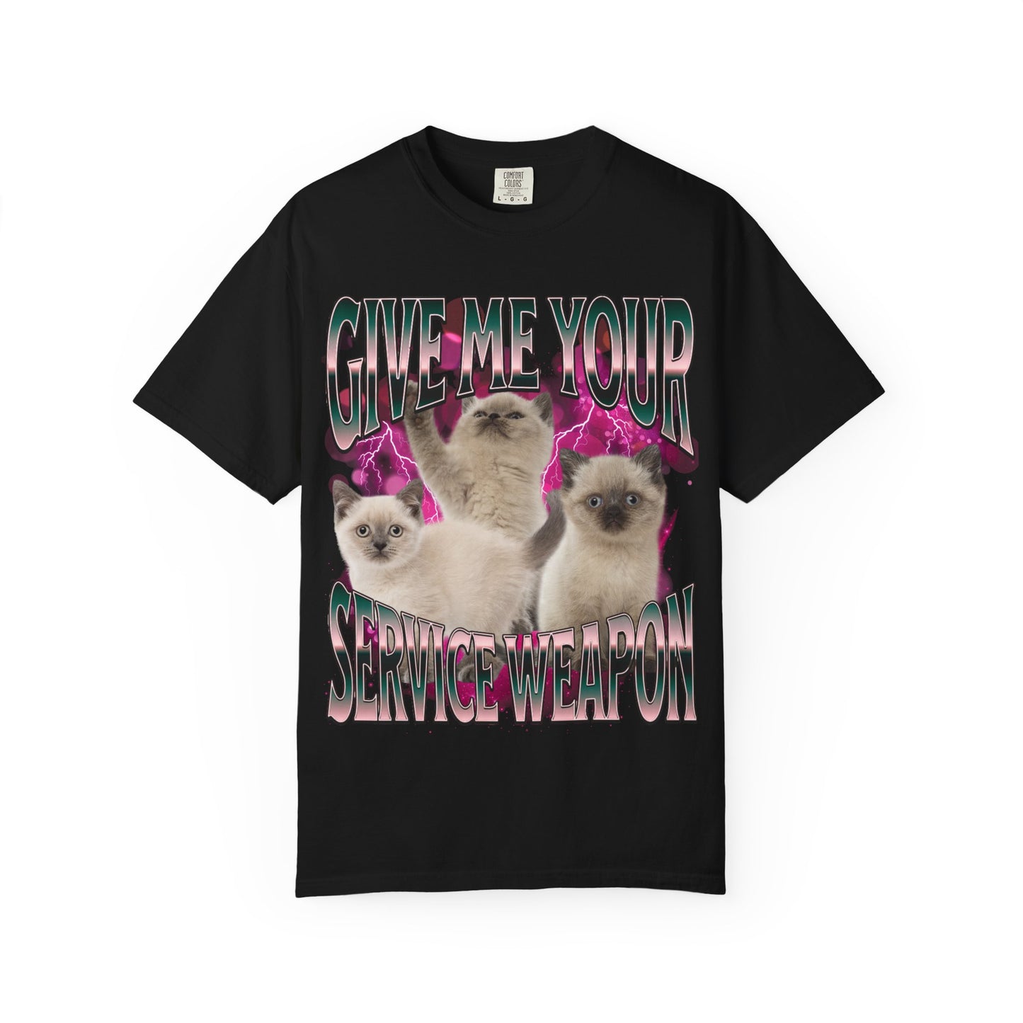 give me your service weapon unisex t-shirt