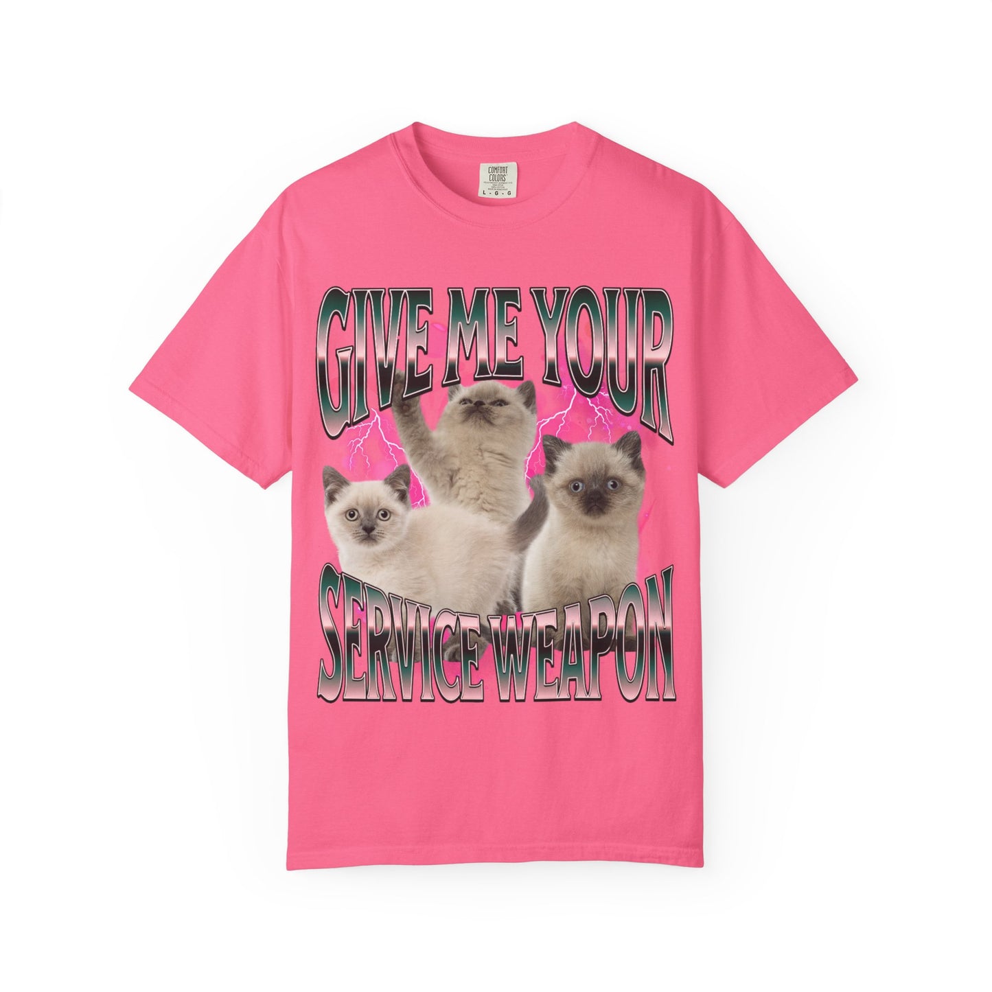 give me your service weapon unisex t-shirt