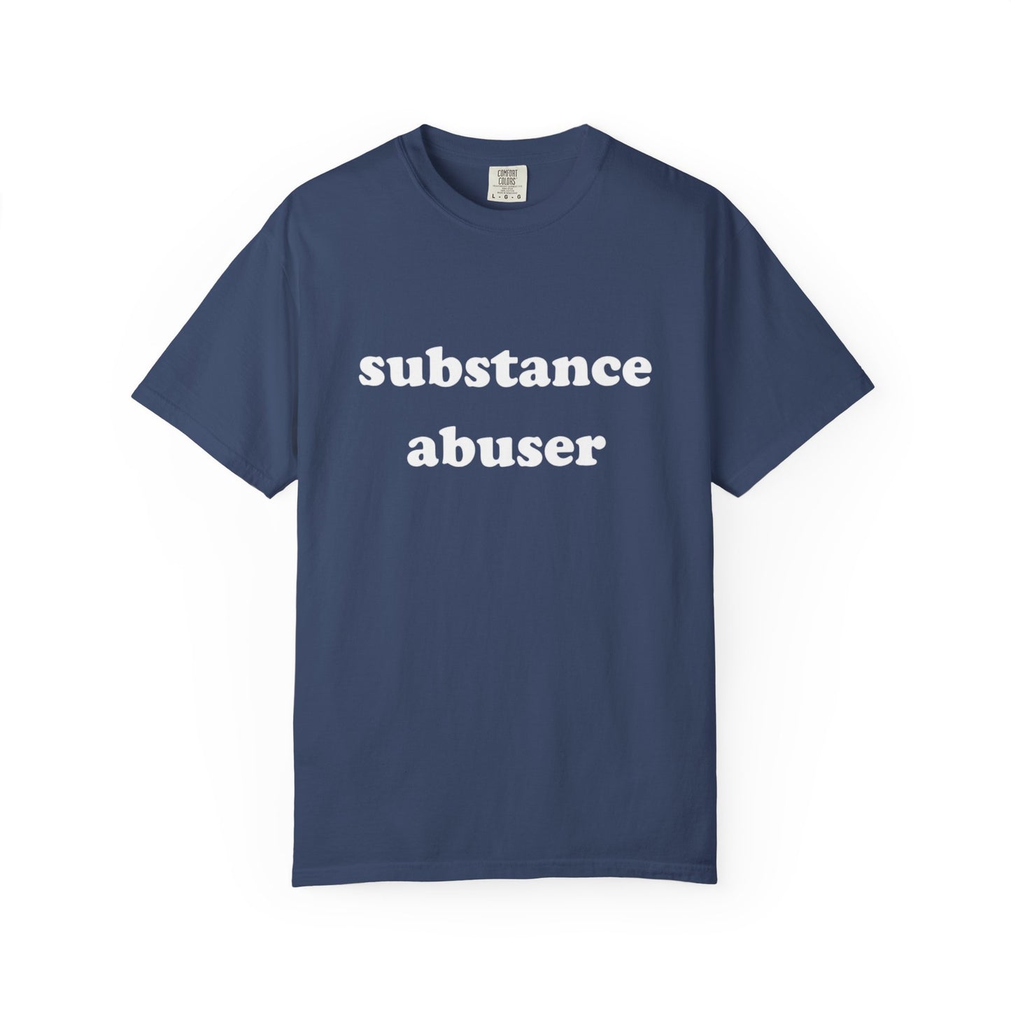 substance abuser unisex t-shirt