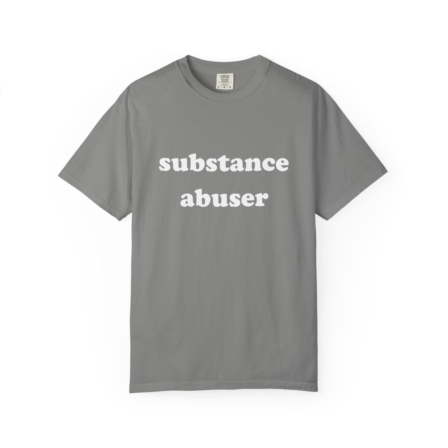 substance abuser unisex t-shirt