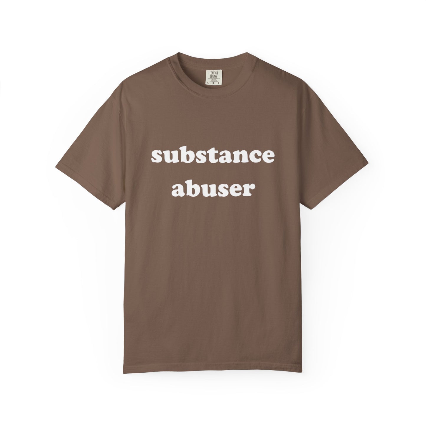 substance abuser unisex t-shirt