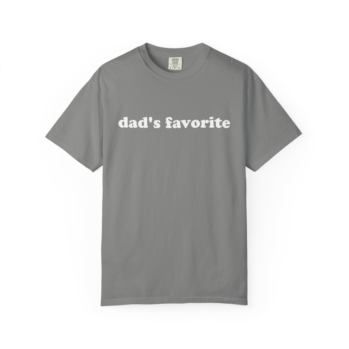 dad's favorite unisex t-shirt