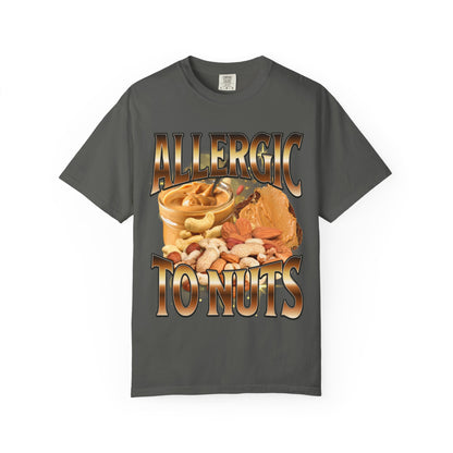 allergic to nuts unisex t-shirt