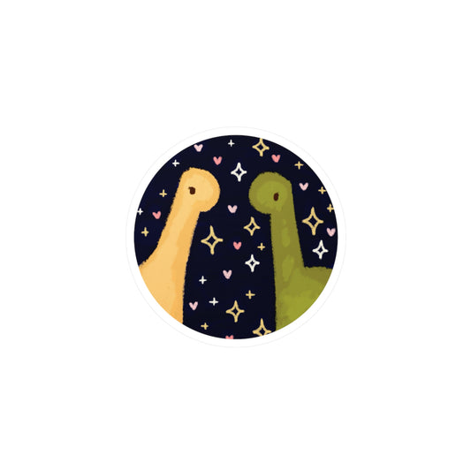 dinos in love sticker 2