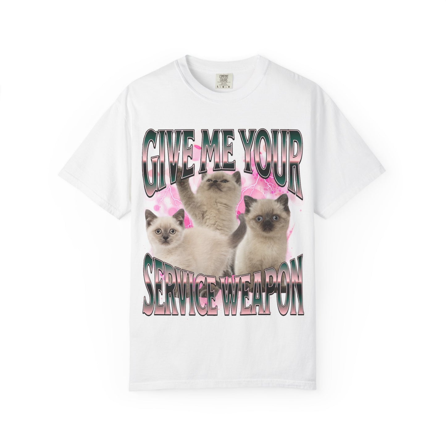 give me your service weapon unisex t-shirt
