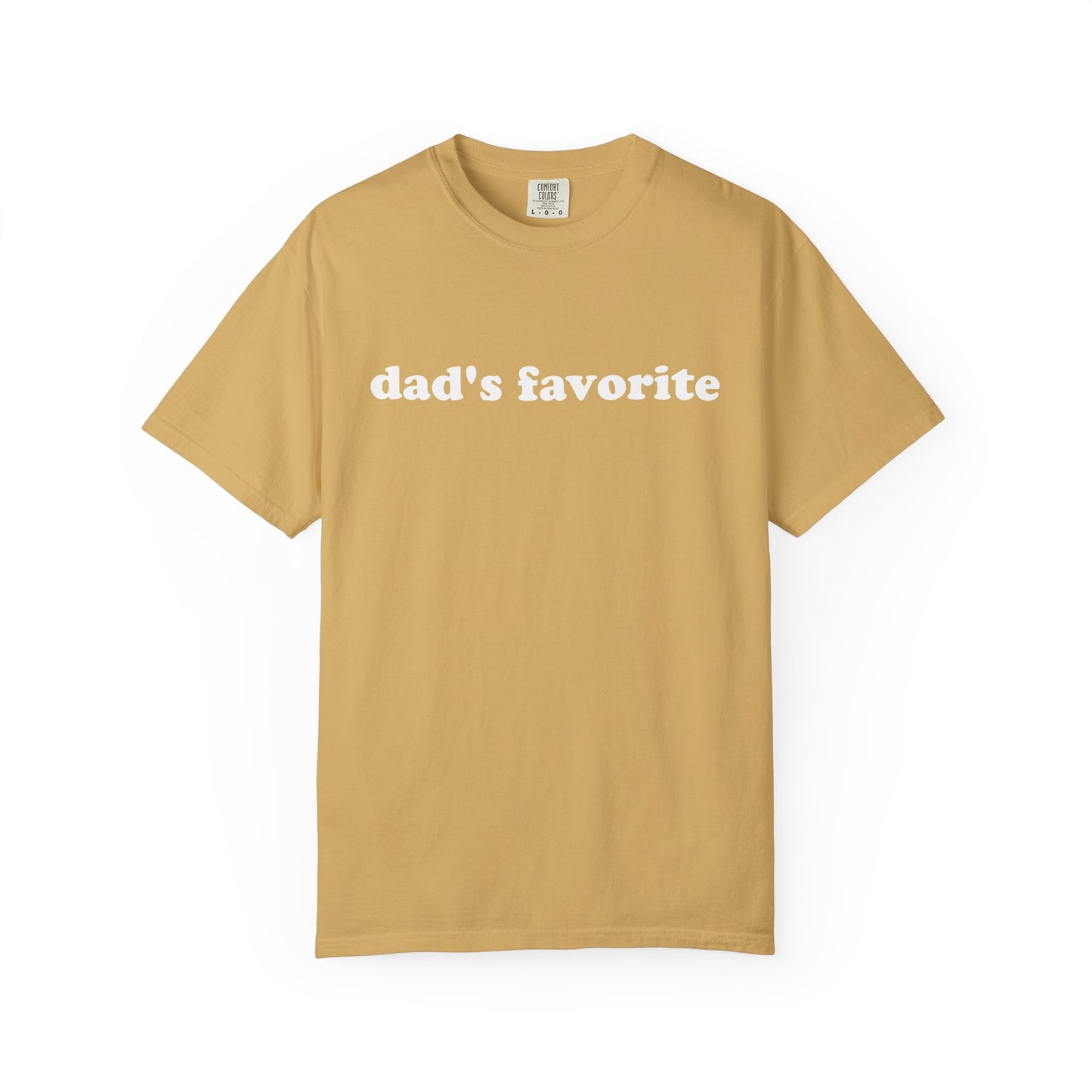 dad's favorite unisex t-shirt
