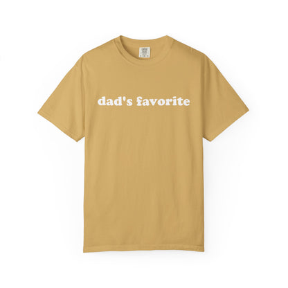 dad's favorite unisex t-shirt