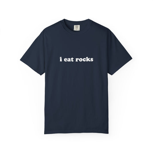 i eat rocks unisex t-shirt
