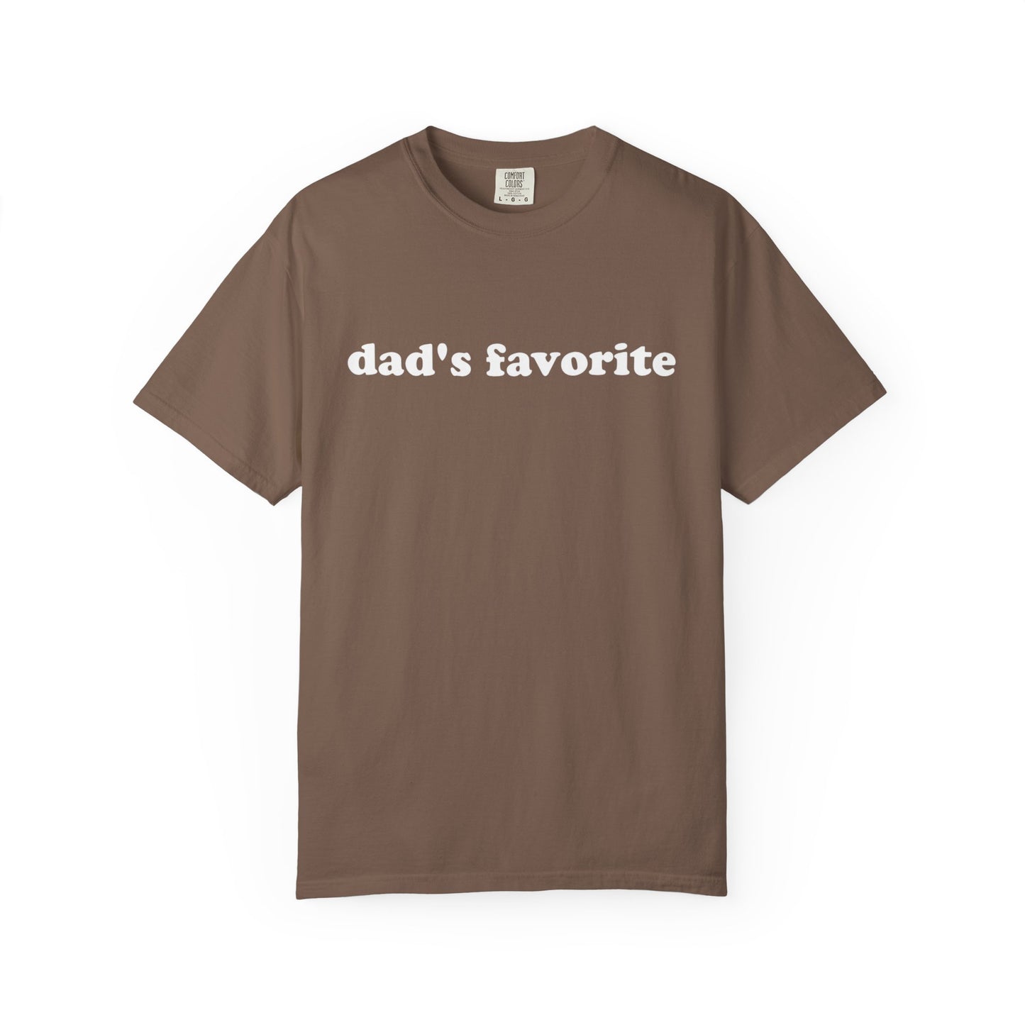 dad's favorite unisex t-shirt