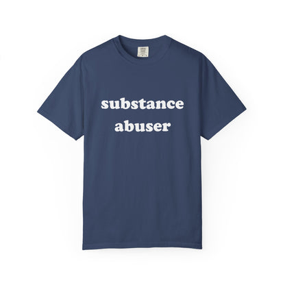 substance abuser unisex t-shirt