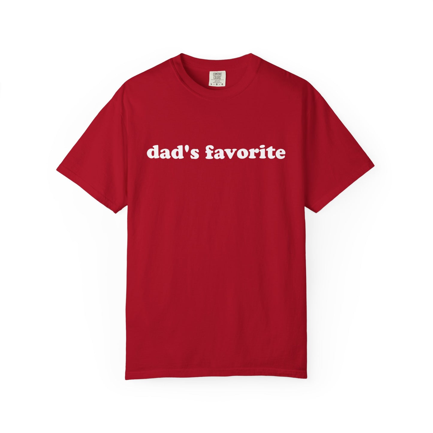 dad's favorite unisex t-shirt