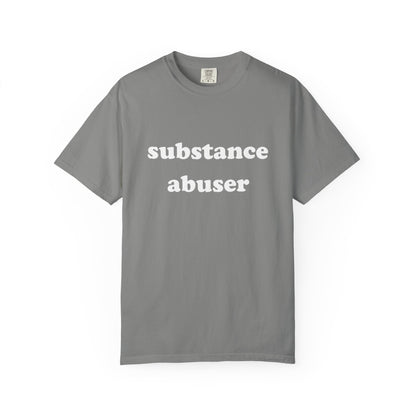 substance abuser unisex t-shirt