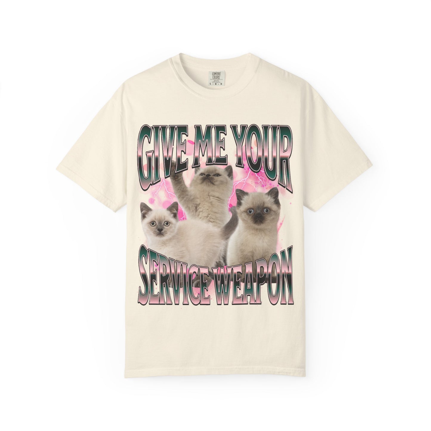 give me your service weapon unisex t-shirt