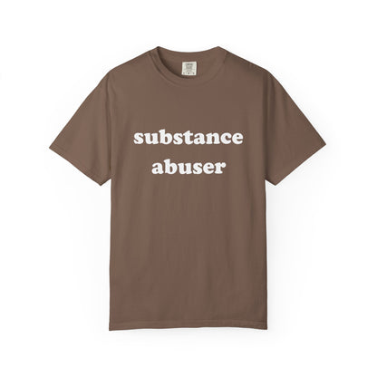 substance abuser unisex t-shirt