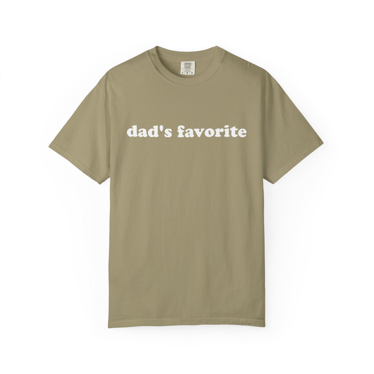 dad's favorite unisex t-shirt