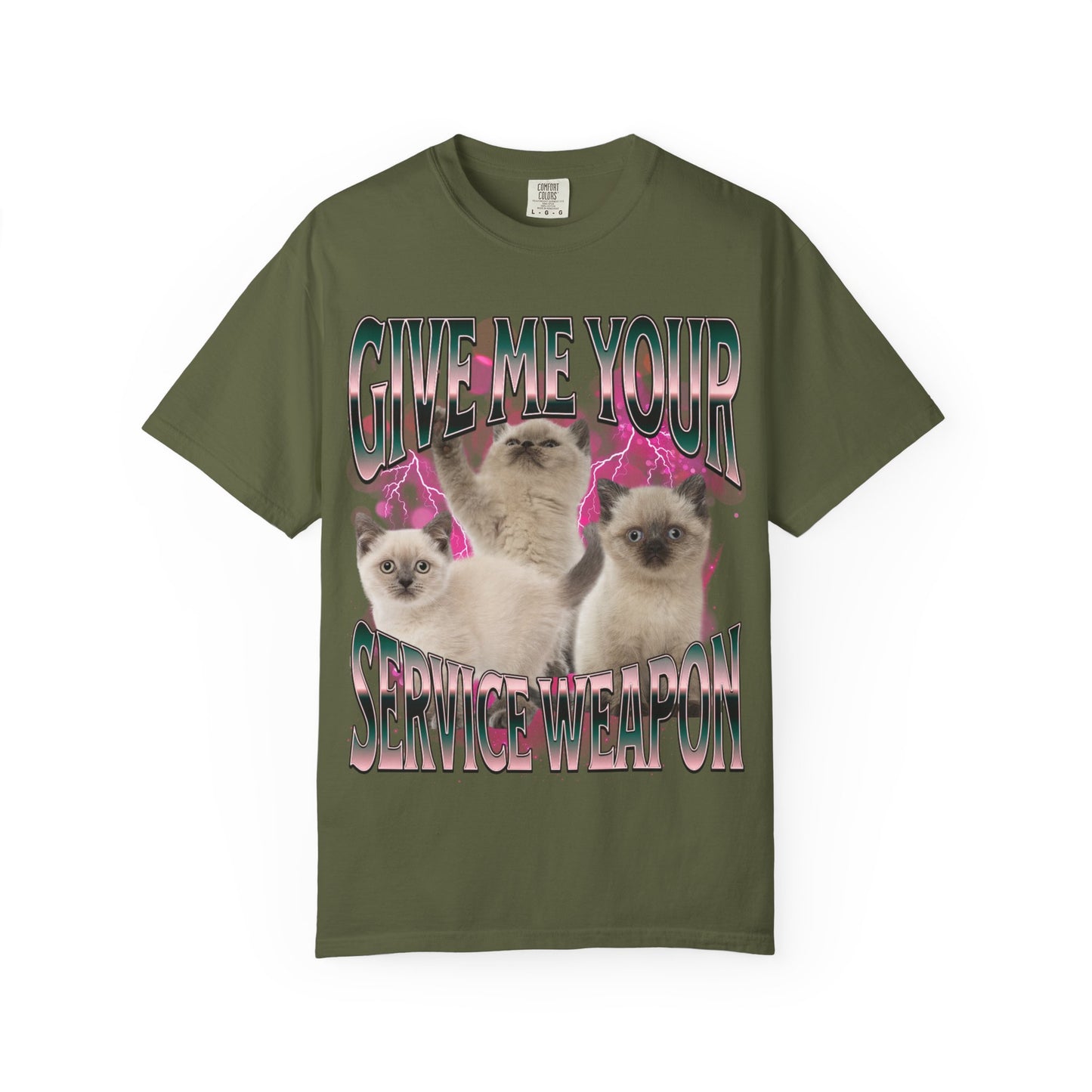 give me your service weapon unisex t-shirt