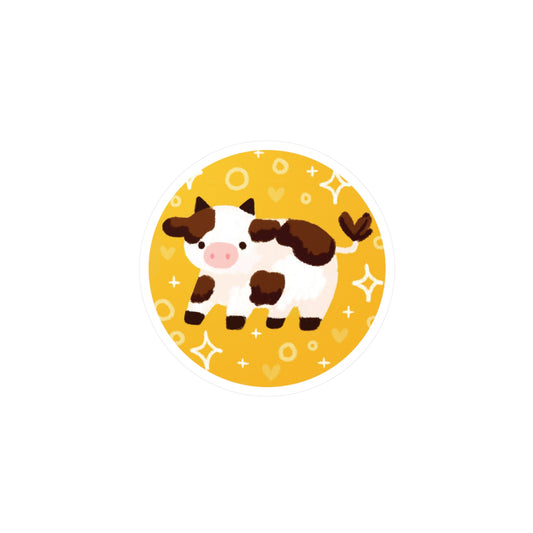 silly cow sticker