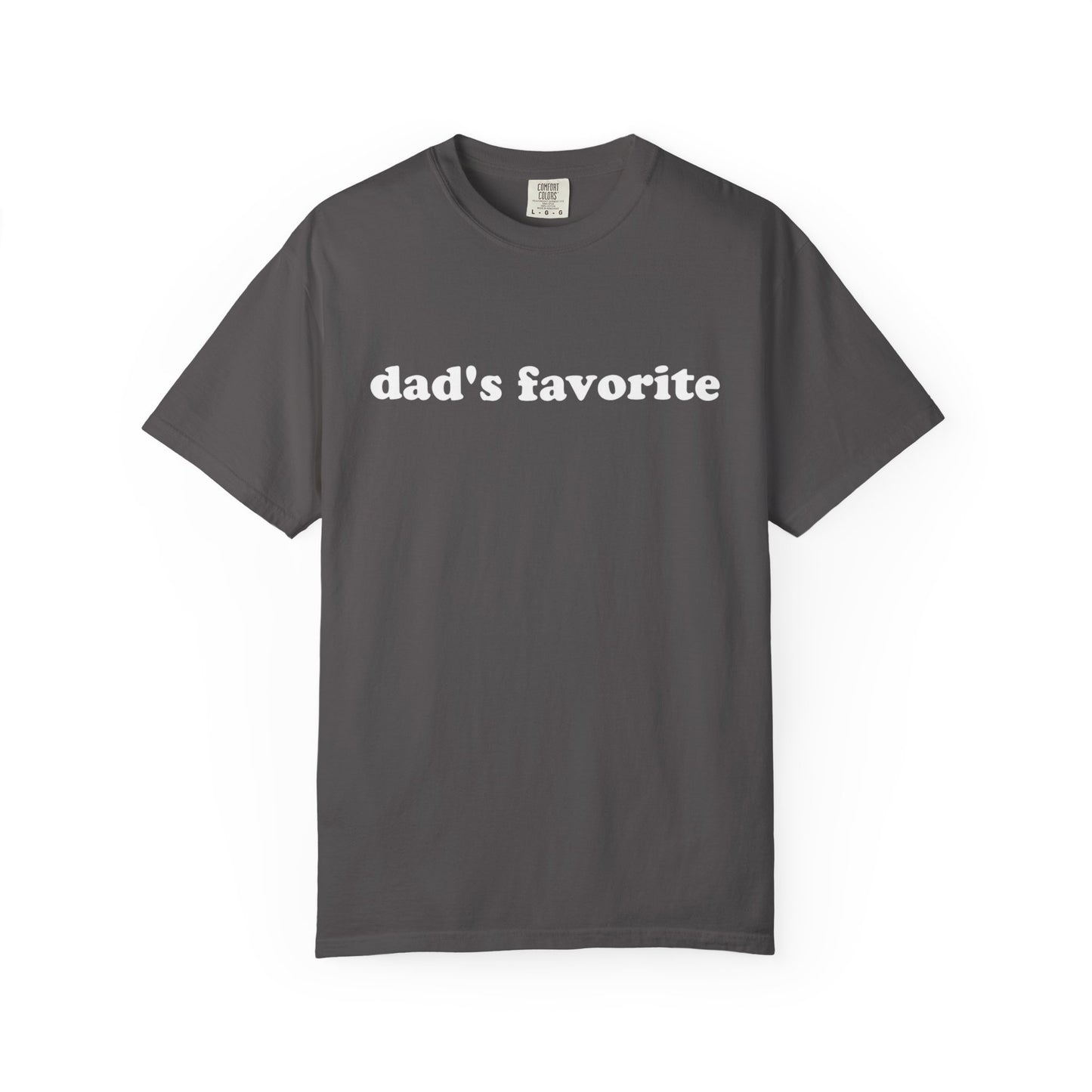 dad's favorite unisex t-shirt