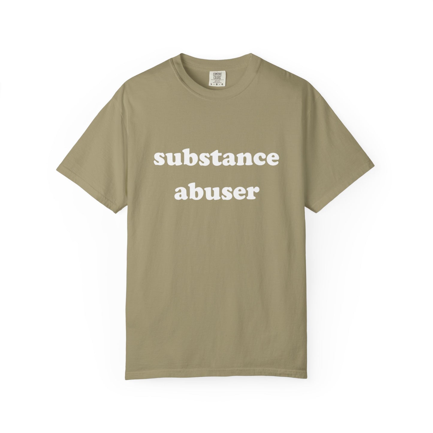 substance abuser unisex t-shirt