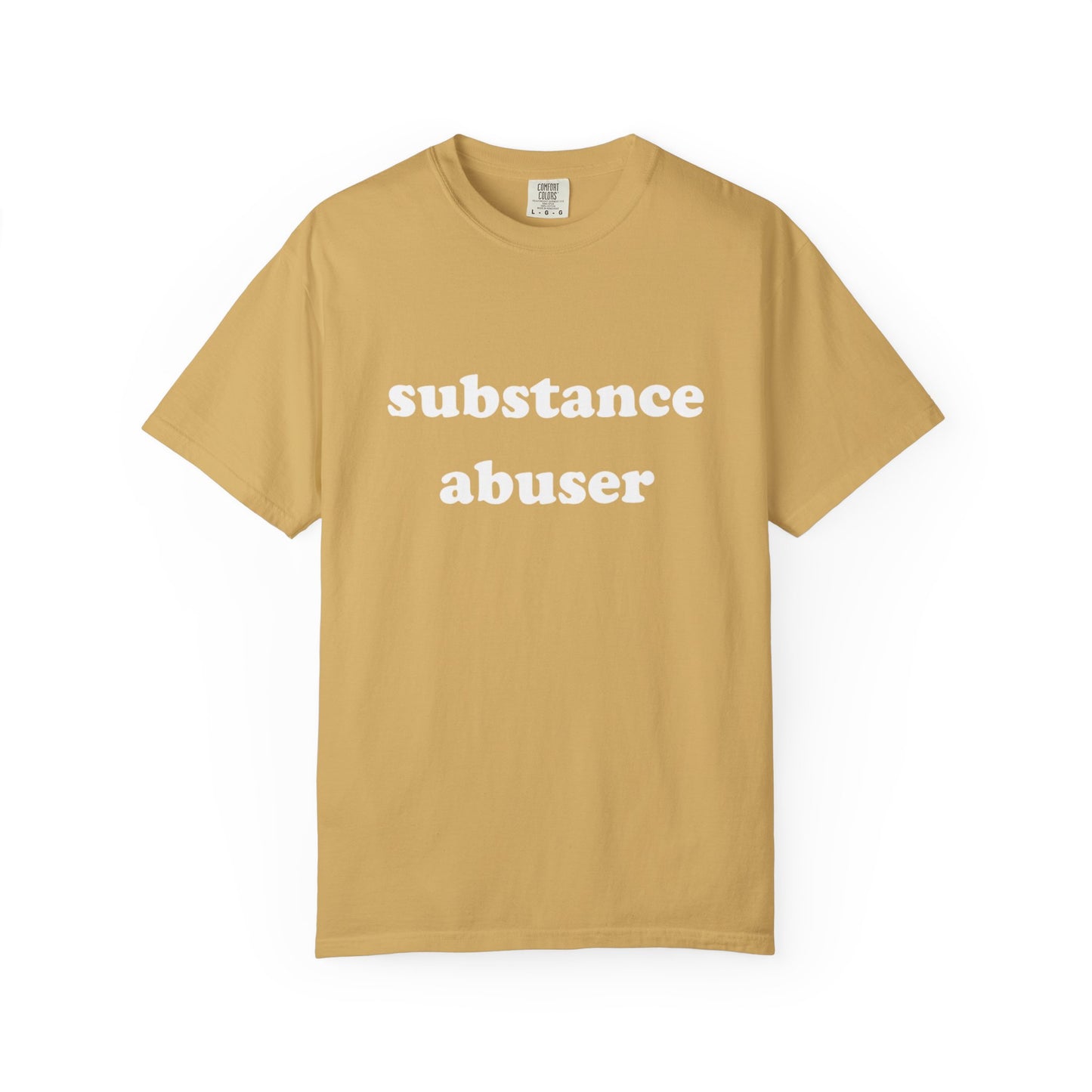 substance abuser unisex t-shirt