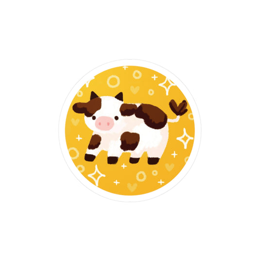 silly cow sticker