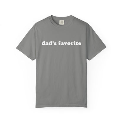 dad's favorite unisex t-shirt