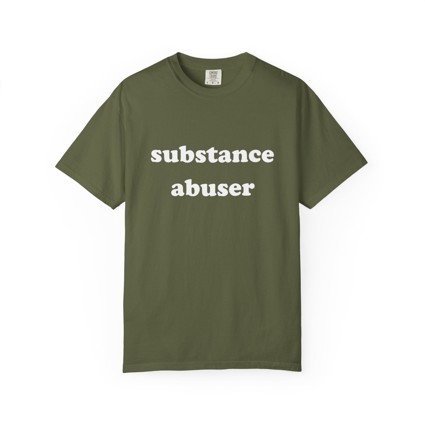 substance abuser unisex t-shirt