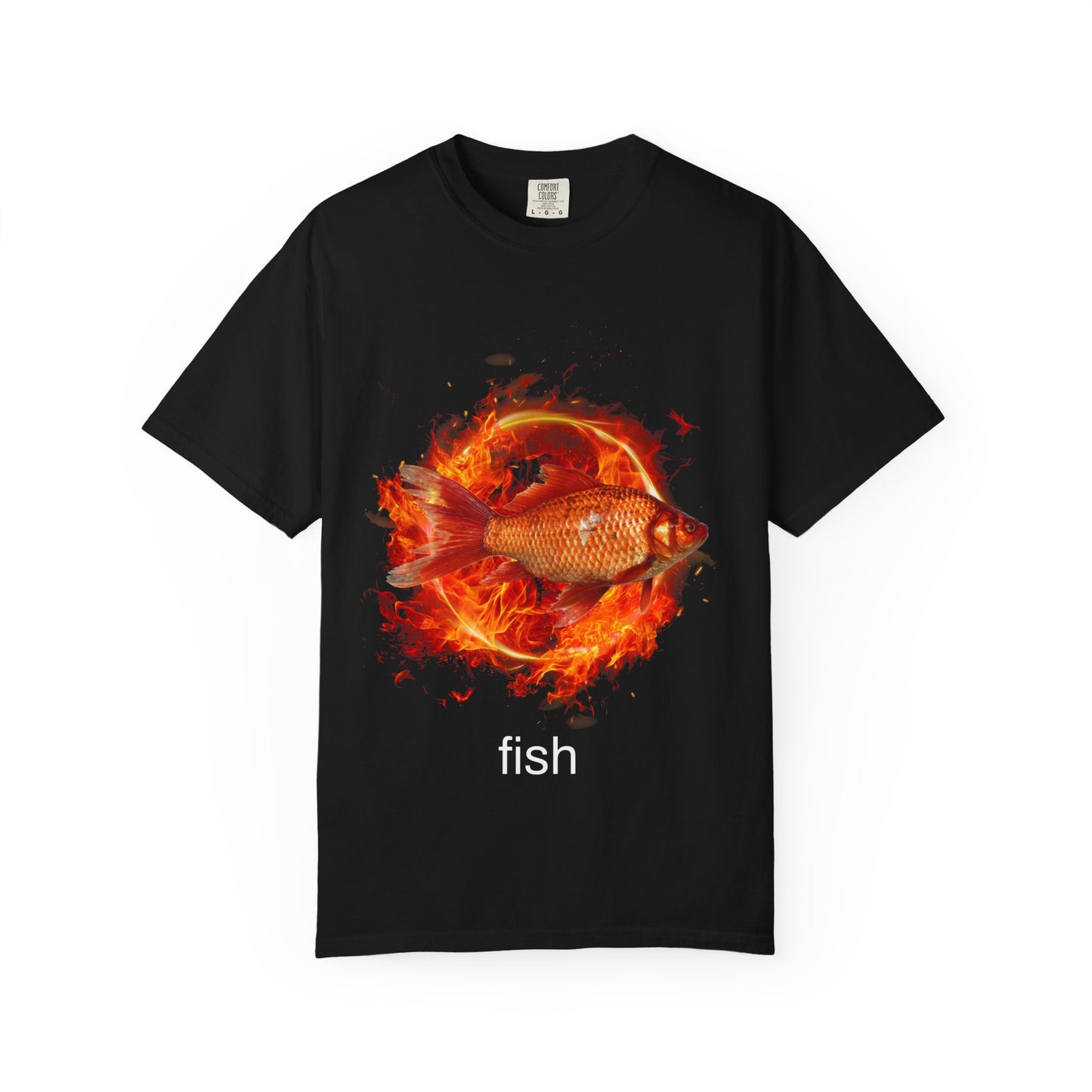 fire fish unisex t-shirt