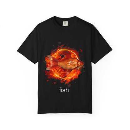 fire fish unisex t-shirt