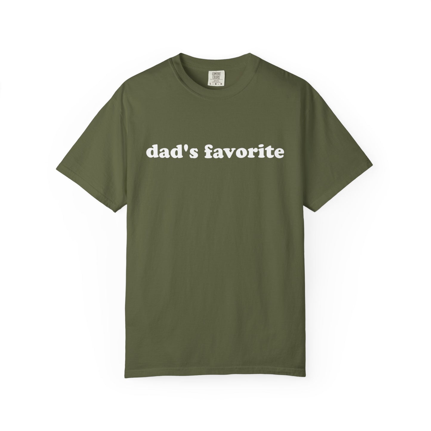 dad's favorite unisex t-shirt