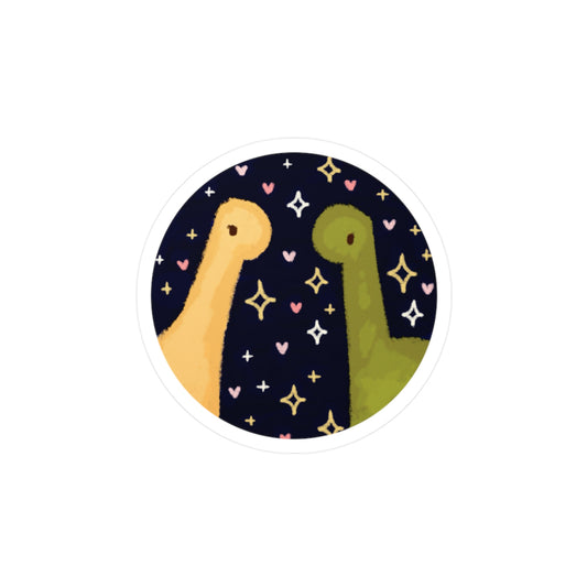 dinos in love sticker 2